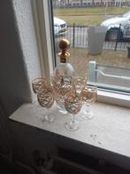 Antiek  exclusieve kristallen zet 7 delig, Ophalen of Verzenden