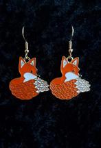 vos oorbellen, Ophalen of Verzenden, Nieuw, Overige materialen