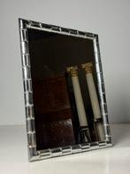 Faux bamboe spiegel groot metaal, Ophalen, Rechthoekig, Minder dan 50 cm