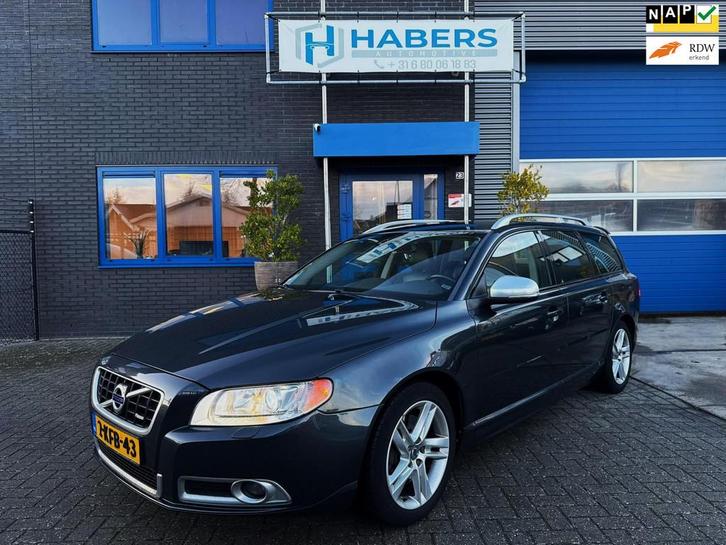 Volvo V70 2.0 D4 R-Edition 163PK|Origineel NL|5Cilinder|Lede, Auto's, Volvo, Bedrijf, Te koop, V70, ABS, Airbags, Airconditioning