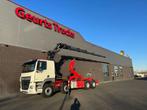 DAF CF 530 8X4 + HIAB HAAKARM + HIAB 262 EP-5 KRAAN/KRAN/CRA, Auto's, Vrachtwagens, Automaat, Achterwielaandrijving, Euro 6, Wit