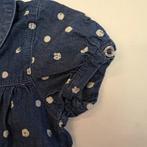 Calvin Klein denim jurkje met stippen/bloem 3jr 98-104 45549, Kinderen en Baby's, Kinderkleding | Maat 98, ., Calvin Klein, Zo goed als nieuw