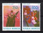 (BLOEMEN) Indonesië 961/962 (uit blok 36) postfris, Ophalen of Verzenden, Postfris, Zuidoost-Azië