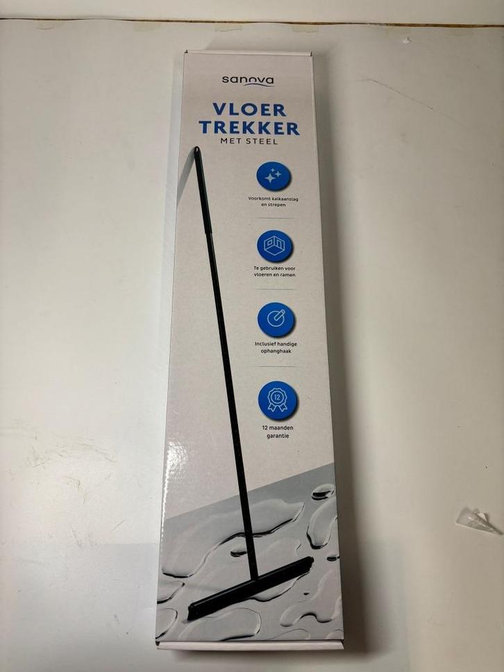 Sanova Luxe Douchewisser RVS – Zo goed als nieuw – €40, Huis en Inrichting, Schoonmaakartikelen, Raamwisser of Trekker, Ophalen of Verzenden
