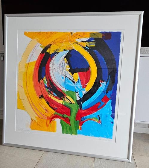 Frank Lejeune - grote ingelijste zeefdruk, Antiek en Kunst, Kunst | Litho's en Zeefdrukken, Ophalen