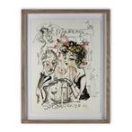 Uniek schilderij van Guy Olivier- 50 x 65 cm, Antiek en Kunst, Ophalen of Verzenden