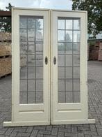 Set schuif / en-suite deuren met glas in lood 204x135cm, Ophalen