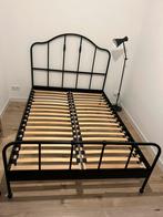 Metalen bedframe 140x200, Huis en Inrichting, Slaapkamer | Bedden, Ophalen, Zwart, Tweepersoons, 140 cm