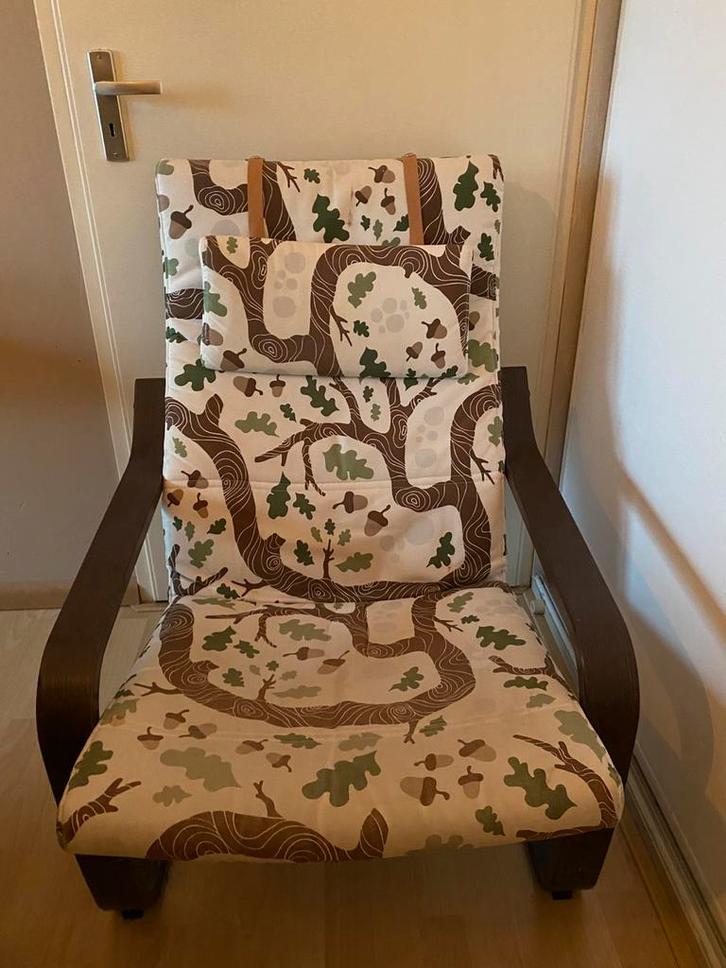 Ikea poang fauteuils, Huis en Inrichting, Fauteuils, Gebruikt, Hout, Stof, 50 tot 75 cm, 75 tot 100 cm, Ophalen