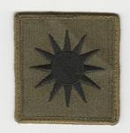 embleem US Army - 40TH Infantry Division (GVT, Gevechtstenue, Ophalen of Verzenden, Landmacht, Amerika, Embleem of Badge