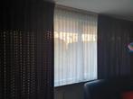 Grijze gordijnen, Huis en Inrichting, Stoffering | Gordijnen en Lamellen, Ophalen, Zo goed als nieuw, 200 cm of meer, 150 tot 200 cm