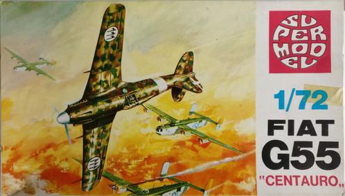 Fiat G55 Centauro schaal 1/72 merk Super Model (MB129), Hobby en Vrije tijd, Modelbouw | Vliegtuigen en Helikopters, Nieuw, Vliegtuig