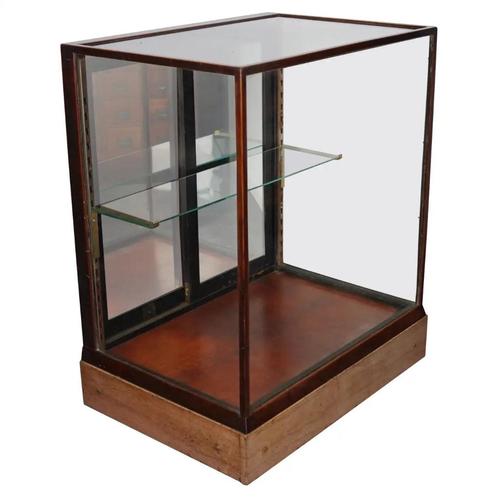 Victoriaanse Mahonie Winkelvitrine / Toonbank, Eind 19e Eeuw, Antiek en Kunst, Curiosa en Brocante, Ophalen