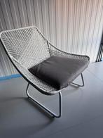 2 witte tuinstoelen, Tuin en Terras, Ophalen, Zo goed als nieuw, Wicker