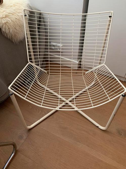 Vintage Ikea stoel Niels Gammelgaard wit, Huis en Inrichting, Stoelen, Gebruikt, Eén, Wit, Ophalen
