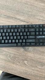 Gaming keyboard battletron met LED, Computers en Software, Ophalen of Verzenden, Zo goed als nieuw