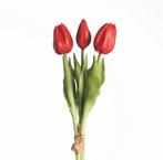 Real touch tulpen bundel rood, Ophalen of Verzenden, Nieuw, Binnen