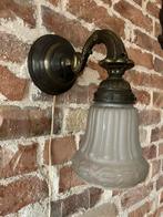 Wandlamp antiek brocante rokmodel, Ophalen of Verzenden