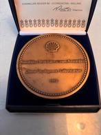 Bronzen penning Shell, Postzegels en Munten, Penningen en Medailles, Ophalen of Verzenden, Brons