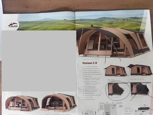Cabanon Malawi 2.0 easypack deluxe model 2023, Caravans en Kamperen, Vouwwagens, Cabanon, tot en met 4, Beige, Aanwezig, Ophalen