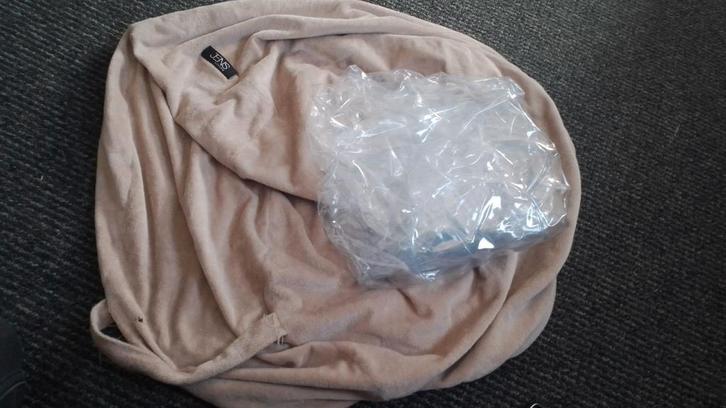 JENS Opblaasbare Poef - Comfortabel en Stijlvol, Huis en Inrichting, Banken | Voetenbanken en Poefen, Gebruikt, 50 tot 75 cm, 50 tot 75 cm