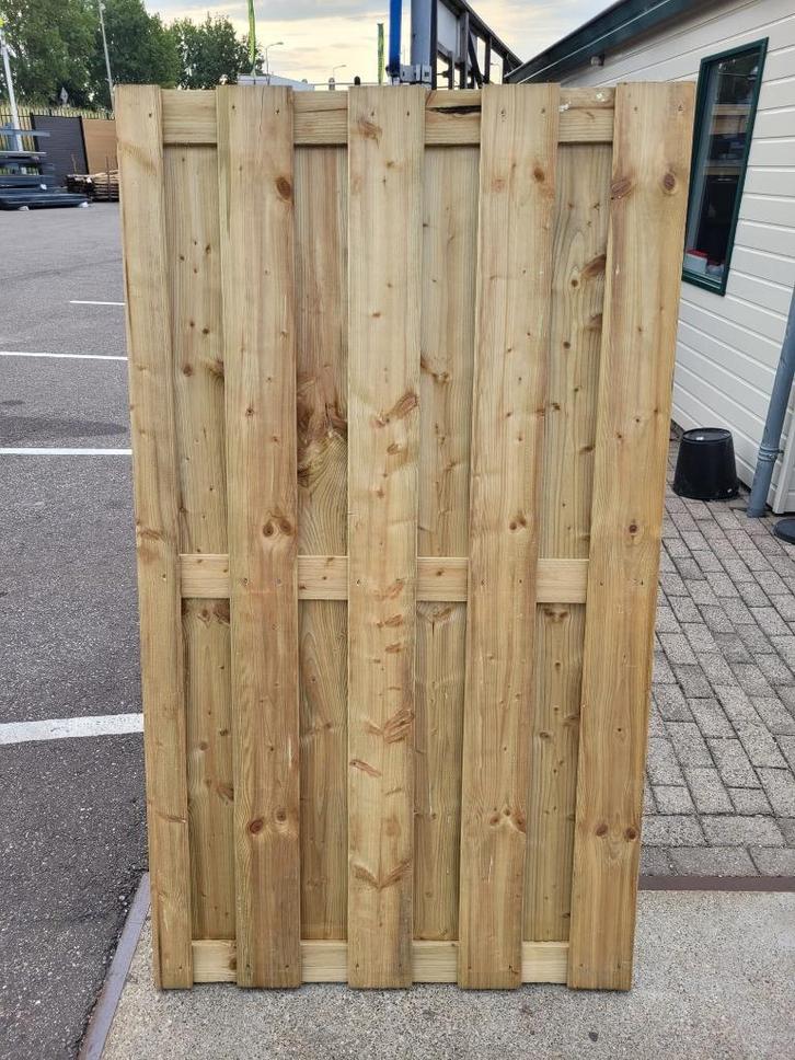 Geïmpregneerd vuren schuttingscherm – 102,5 x 180 cm – Horiz, Tuin en Terras, Schuttingen, Nieuw, Hout, 1 tot 2 meter, Minder dan 3 meter