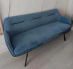 Eettafelbank blauw/petrol, Ophalen, 150 tot 200 cm, 75 tot 100 cm, Zo goed als nieuw