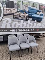 Set van 6 grijze stoelen - Showmodellen - Opruiming!, Ophalen, Gebruikt