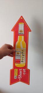 Vintage Amstel Bier reclame bord ( ijzer ), Verzamelen, Verzenden, Zo goed als nieuw, Reclamebord, Plaat of Schild, Amstel