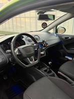 Seat Ibiza FR | Carplay | Stoelverwarming | Cruise | Led |, Voorwielaandrijving, Stof, 40 €/maand, Zwart