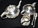 Antiek sterling zilver India Madras theeservies anno 1899, Antiek en Kunst, Antiek | Goud en Zilver, Verzenden, Zilver
