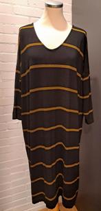 Masai Zwart-Gele Streepjes Jurk Jersey Oversized, Kleding | Dames, Zwart, Maat 46/48 (XL) of groter, Ophalen of Verzenden, Zo goed als nieuw