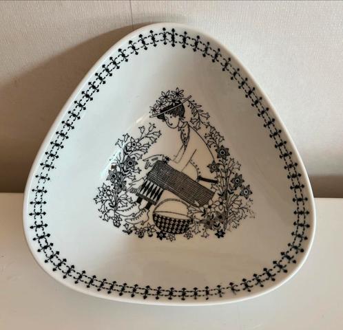 Vintage ARABIA Emilia Kom Schaal Vrouw Raija Uosikkinen 60’s, Antiek en Kunst, Antiek | Servies los, Ophalen of Verzenden