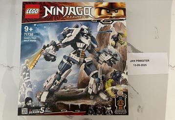 Lego 71738 - Ninjago Zane’s Titan mech battle - Nieuw in OVP beschikbaar voor biedingen
