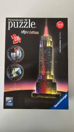 Ravensburger Empire State Building Night Edition - 3D Puzzel, Minder dan 500 stukjes, Ophalen of Verzenden, Zo goed als nieuw