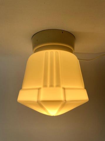 Thabur Philips plafondlamp, plafonnière Art Deco jaren ’50 beschikbaar voor biedingen