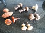 antieke knoppen / klossen voor deur en kast, Ophalen of Verzenden