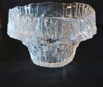 Iitala Stellaria grote schaal Tapio Wirkkala ijsglas vintage, Ophalen of Verzenden