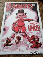 Prachtige litho Keno Don Rosa, Dagobert Duck The Avengers!, Ophalen of Verzenden