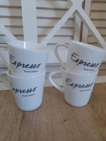 4 espresso kopjes riviera maison  beschikbaar voor biedingen