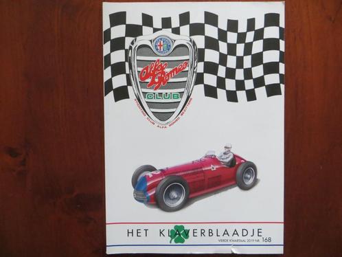 Alfa Romeo Het Klaverblaadje 168 Coverstory 158, Zagato, Boeken, Auto's | Folders en Tijdschriften, Zo goed als nieuw, Alfa Romeo