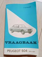 Vraagbaak Peugeot 504 1974 - 1977, Ophalen