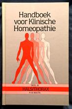 Handboek klinische homeopathie - Hals/Thorax - deel III, Overige wetenschappen, Nieuw, Ophalen of Verzenden, R.B. Nauta
