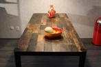 Eettafel Merk: Dutchbone van gerecycled hardhout, Ophalen, 200 cm of meer, 50 tot 100 cm, Zo goed als nieuw