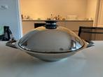 Grote AMC Wok, Huis en Inrichting, Aluminium, Ophalen of Verzenden, Zo goed als nieuw, Keramische plaat