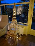 Zelfgemaakte Houten Eiffeltoren met Verlichting, Huis en Inrichting, Ophalen, Minder dan 50 cm, Nieuw, Schilderij