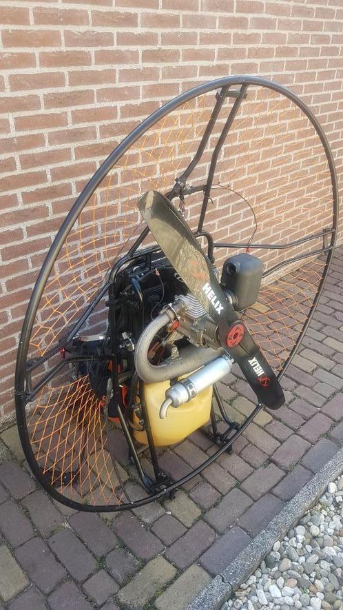 Paramotor set PAP PA125 + Dudek Report Air 22 + accessoires, Sport en Fitness, Zweefvliegen en Paragliding, Gebruikt, Paramotor