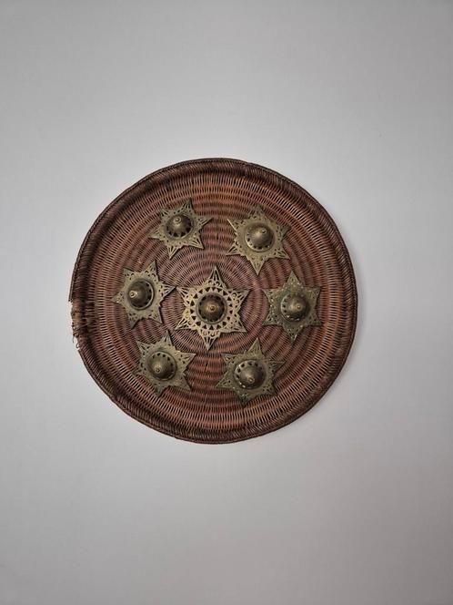 Peurise Awe, Atjeh Indonesië antiek rond schild, Antiek en Kunst, Kunst | Niet-Westerse kunst, Ophalen of Verzenden
