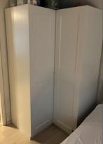PAX Ikea hoekkast wit met lades, planken en hangruimte, Huis en Inrichting, Ophalen, Overige materialen, 100 tot 150 cm, 200 cm of meer