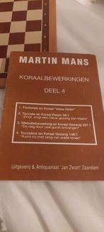 Bladmuziek boekje KORAALBEWERKINGEN Martin Mans, Orgel, Gebruikt, Ophalen of Verzenden, Religie en Gospel